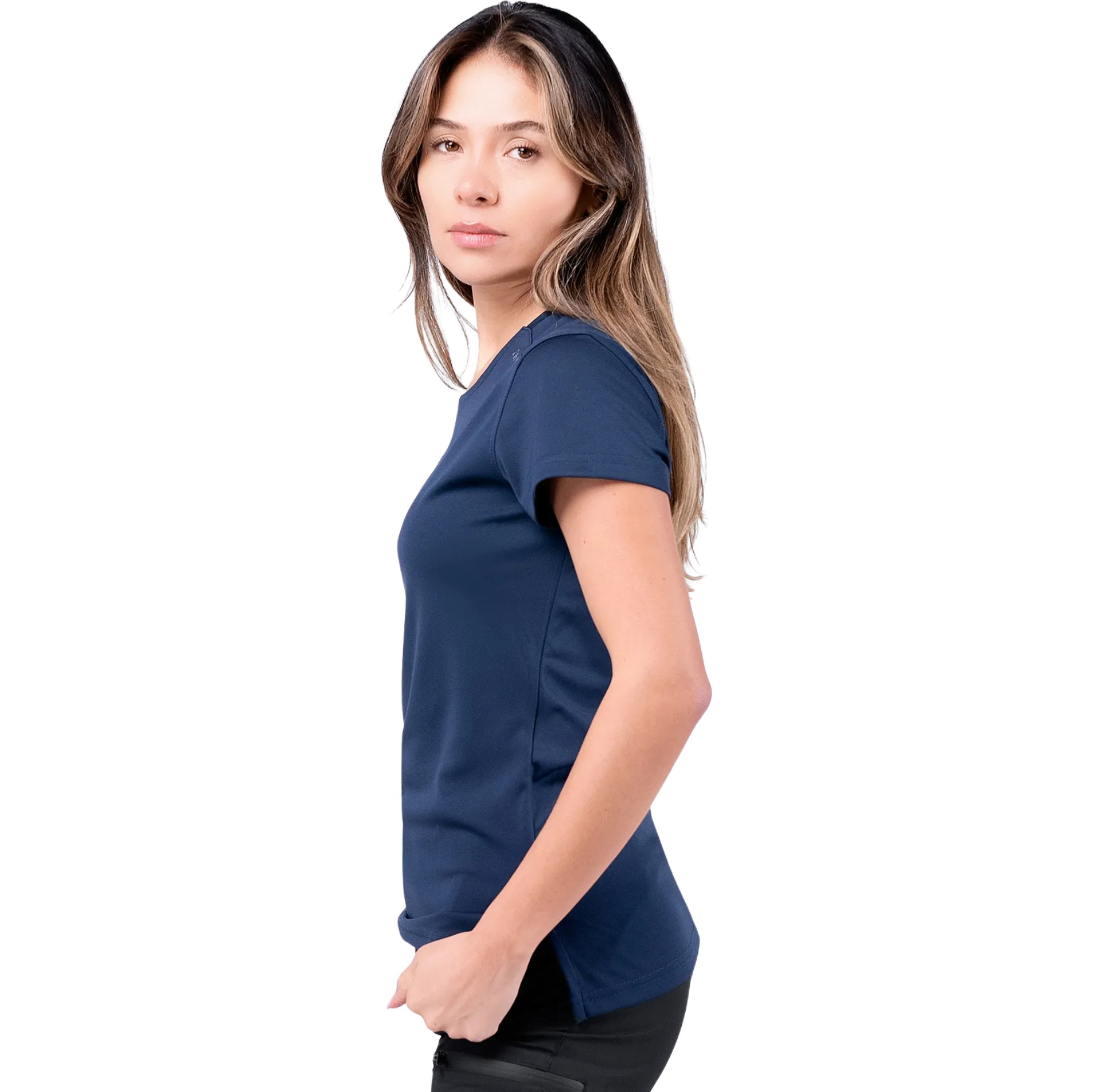 Zhik Womens UVActive UPF50+ Short Sleeve Tee ATP-0075-W-NVY - Navy Blue